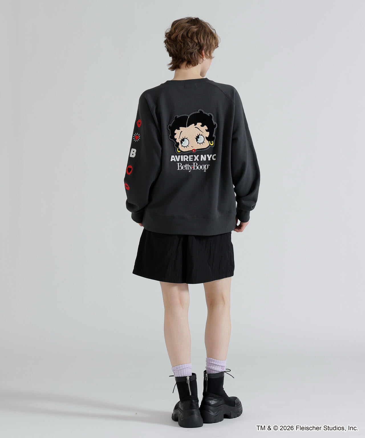 《AVIREX × Betty Boop》CREW NECK SWEAT