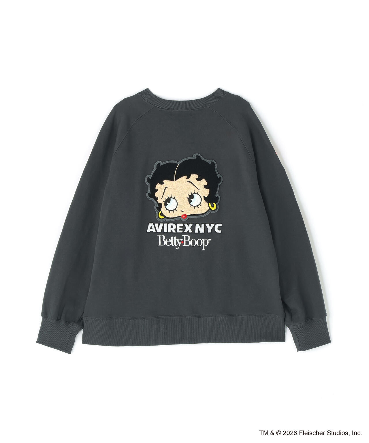 《AVIREX × Betty Boop》CREW NECK SWEAT