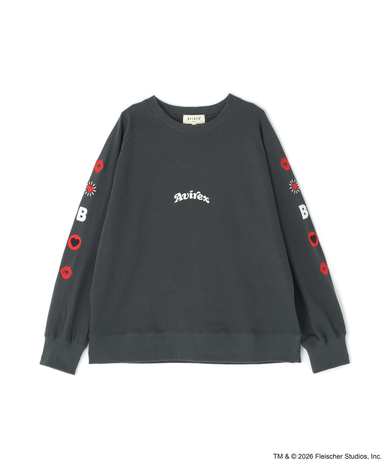 《AVIREX × Betty Boop》CREW NECK SWEAT