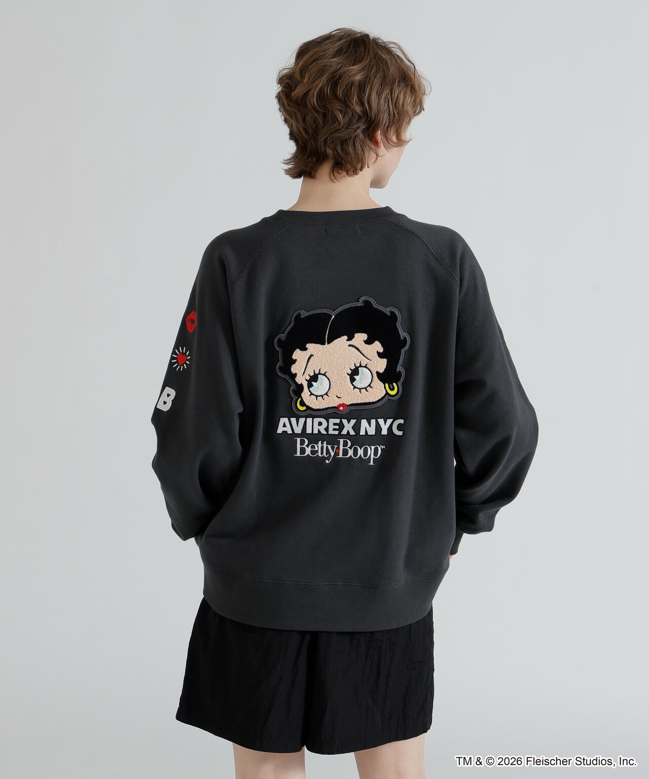 《AVIREX × Betty Boop》CREW NECK SWEAT