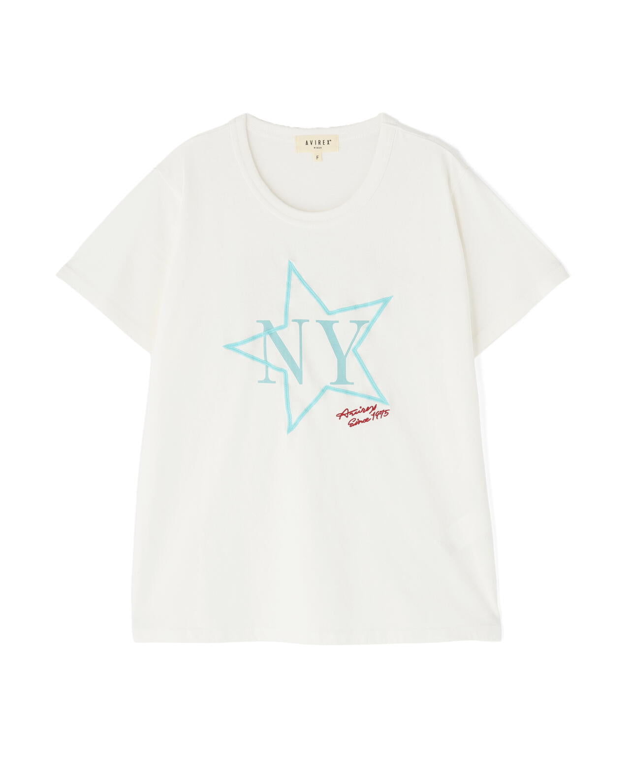 《WOMAN/直営店限定》FADE WASH T‐SHIRT WITH STAR EMBROIDERY