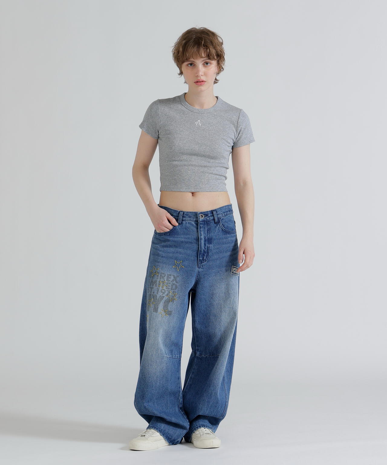 《直営店限定》S/S AC RIB T-SHIRT