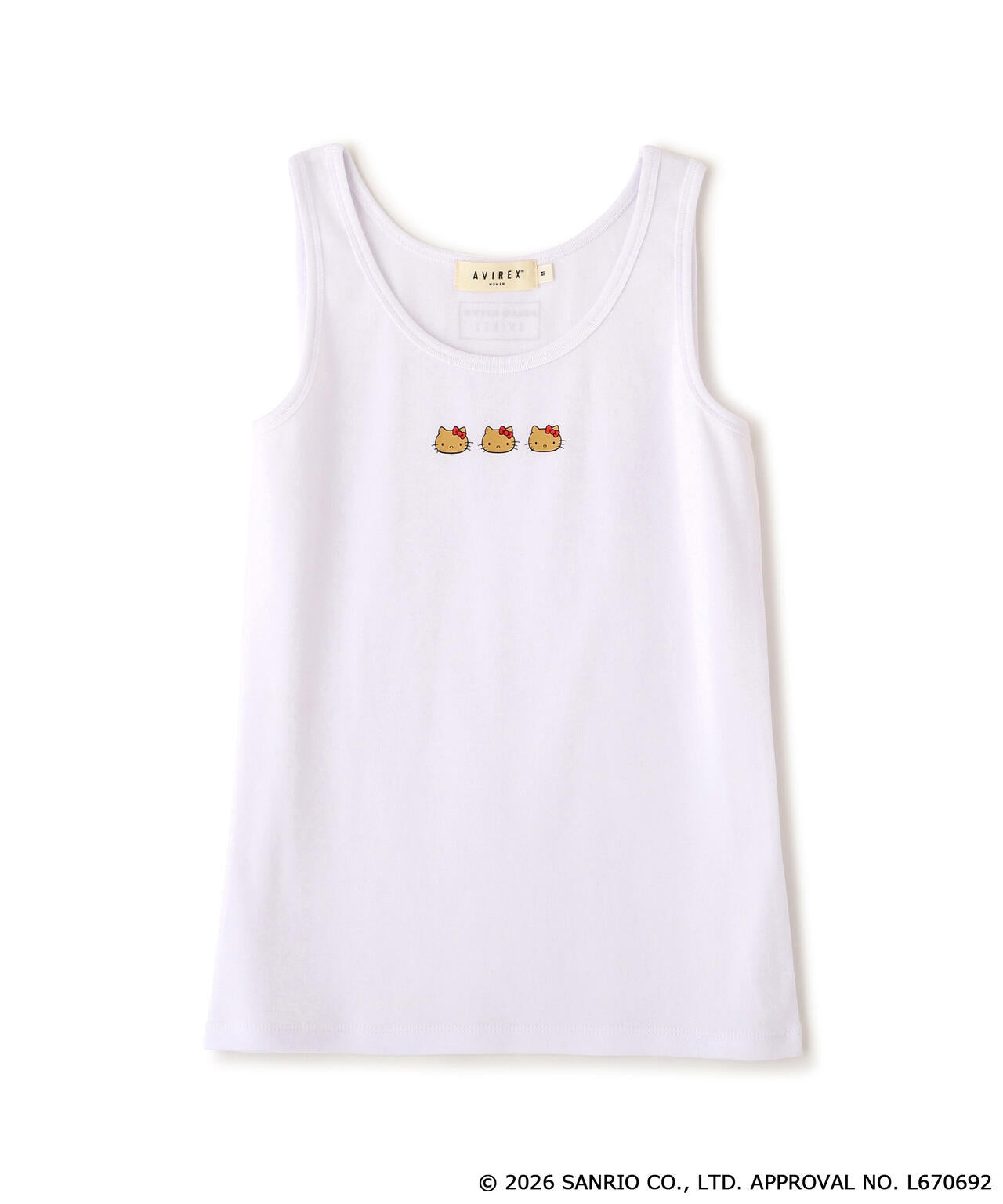《AVIREX×HELLO KITTY》TANK TOP
