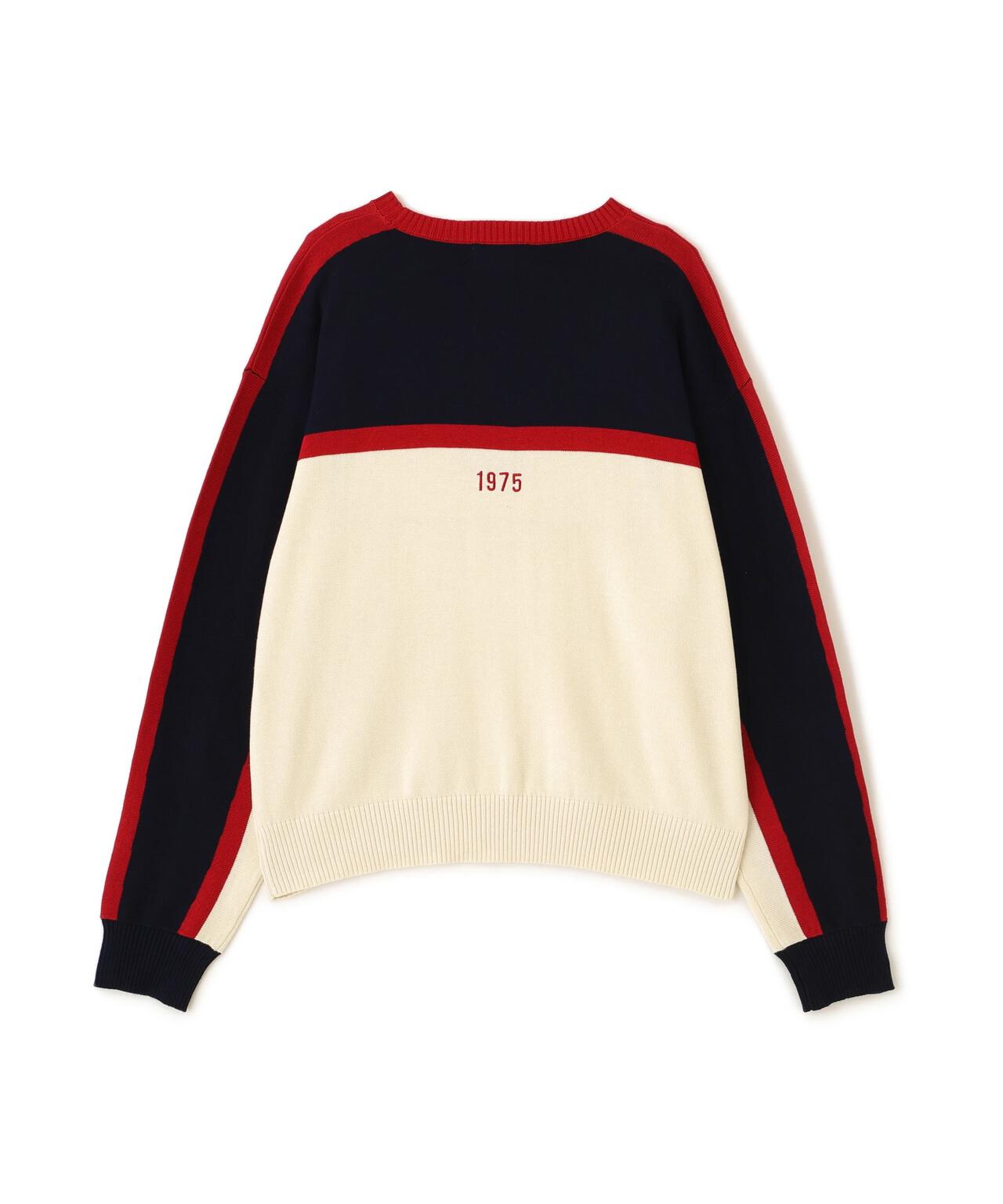 MULTI-TONE KNIT PULLOVER