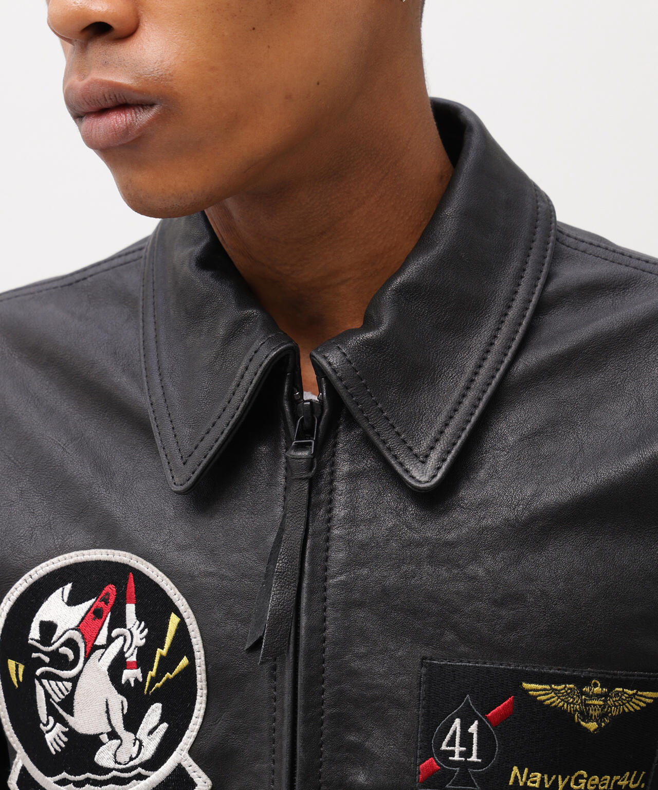 ANJ4 JACKET BLACK ACES