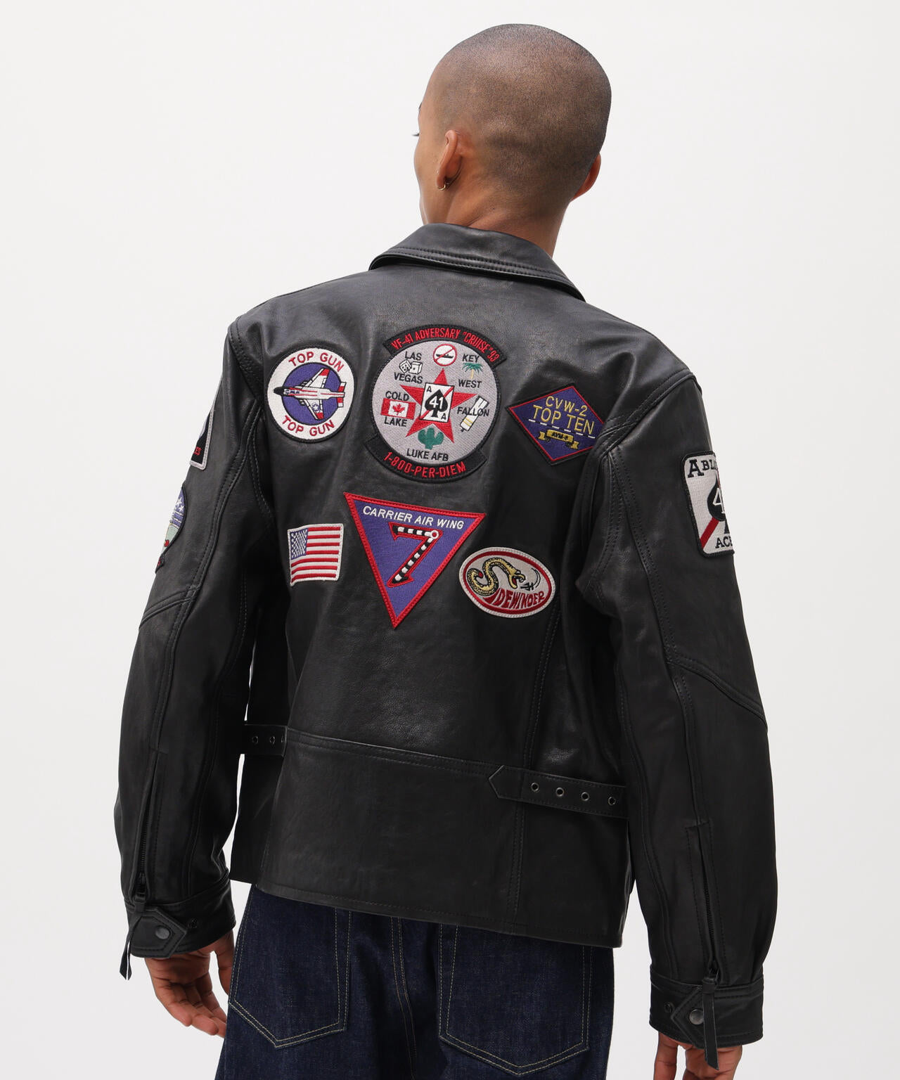 ANJ4 JACKET BLACK ACES