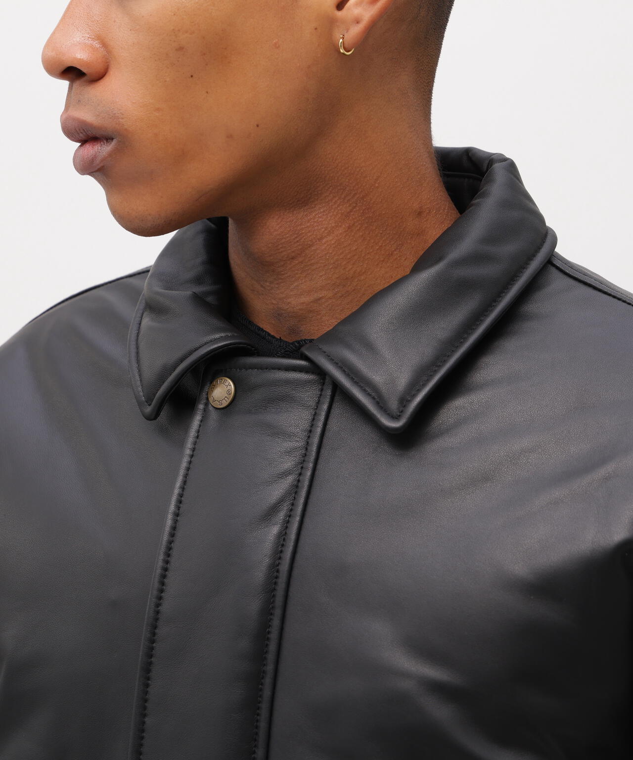 《AVIREX × Eddie Bauer》LIGHT LEATHER BOMBER JACKET
