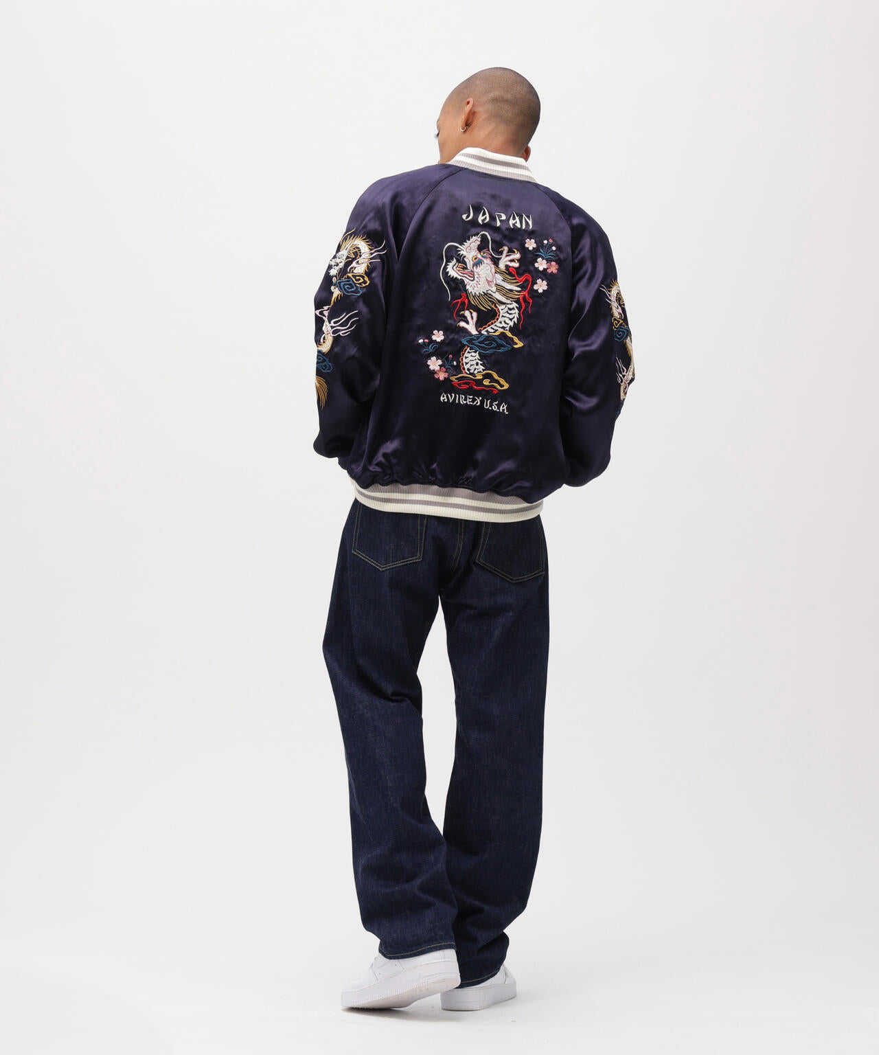 《直営店限定》SOUVENIR JACKET ”DRAGON & CHERRY BLOSSOMS”