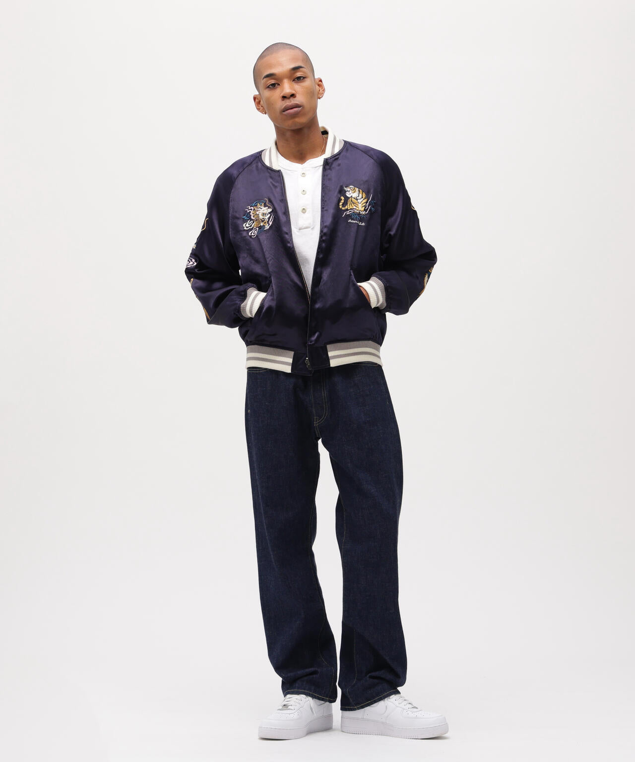 《直営店限定》SOUVENIR JACKET ”DRAGON & CHERRY BLOSSOMS”