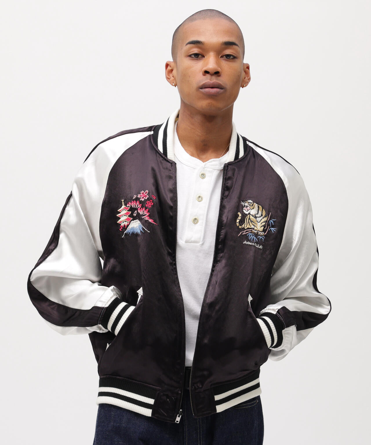 《直営店限定》SOUVENIR JACKET ”DRAGON & CHERRY BLOSSOMS”