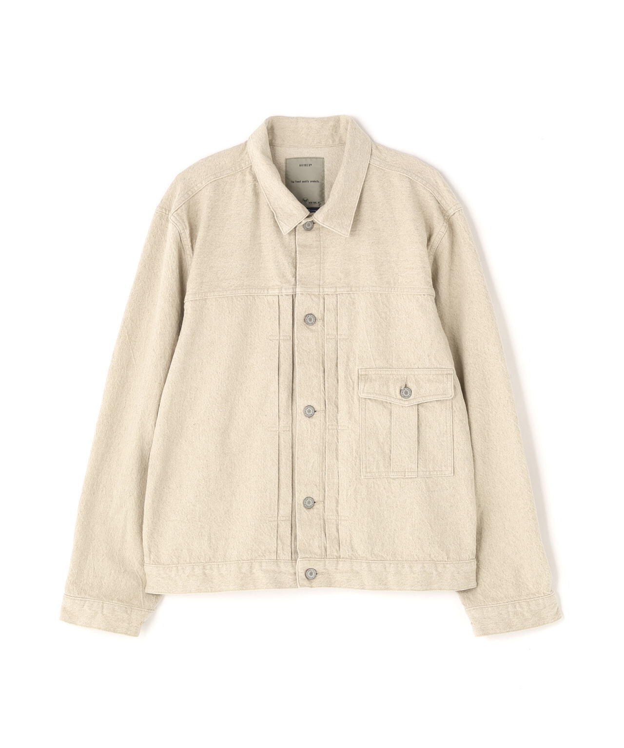 ★TFQP by HANDROOM LINEN GABARDINE SHORT JACKET ”1st TYPE”