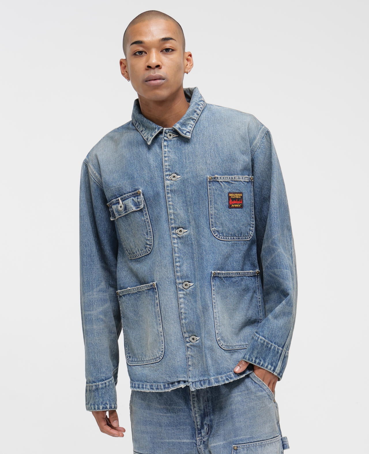 《AVIREX｜MOANDMO CLOTHING》DENIM COVERALL WW２