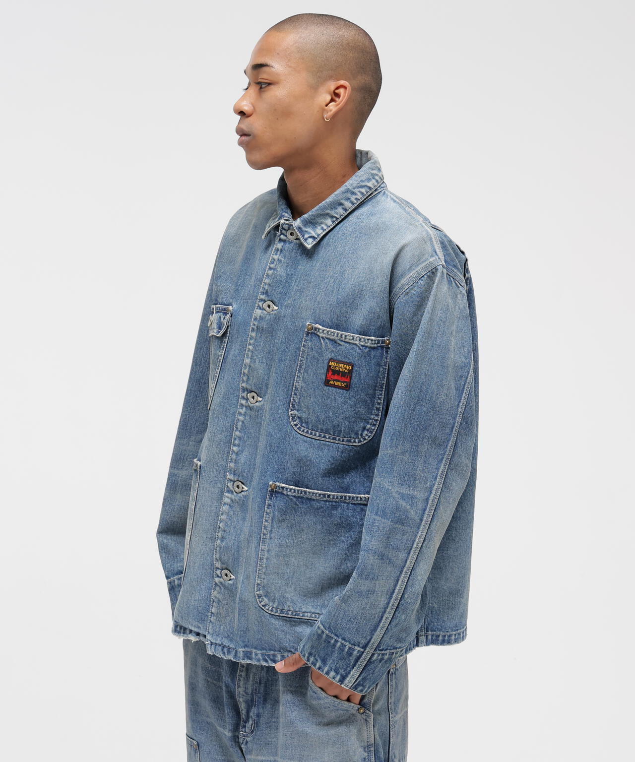 《AVIREX｜MOANDMO CLOTHING》DENIM COVERALL WW２