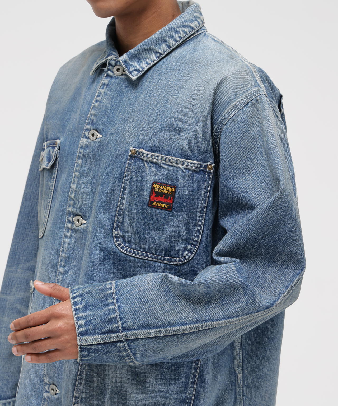 《AVIREX｜MOANDMO CLOTHING》DENIM COVERALL WW２