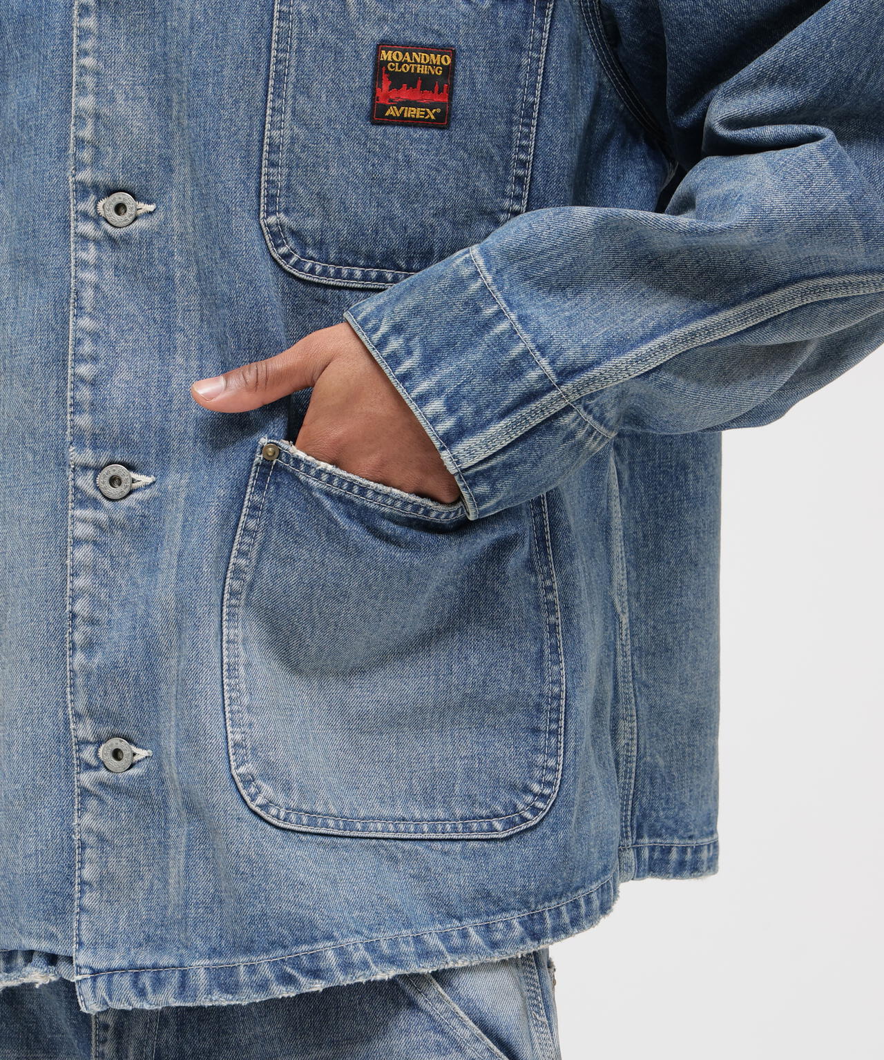 《AVIREX｜MOANDMO CLOTHING》DENIM COVERALL WW２