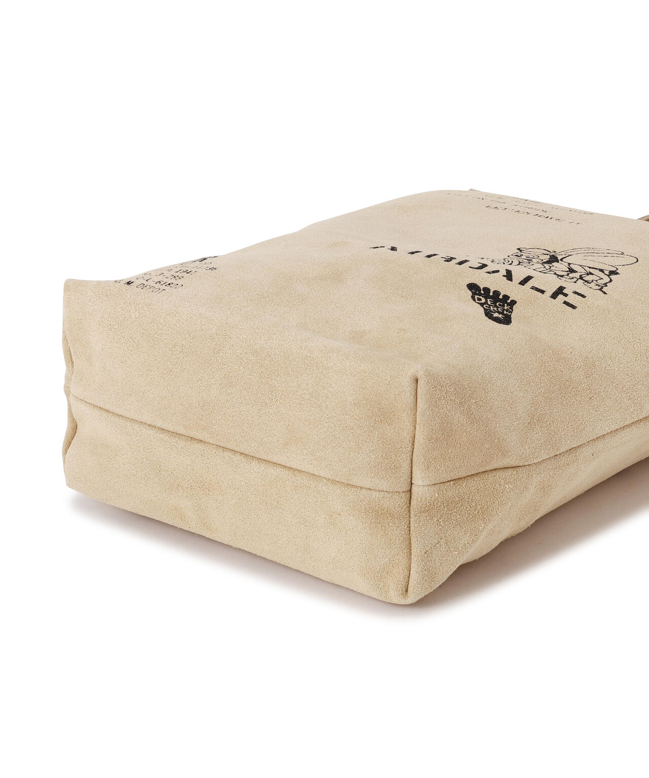 JAPAN MADE SUEDE TOTE BAG ”USN”