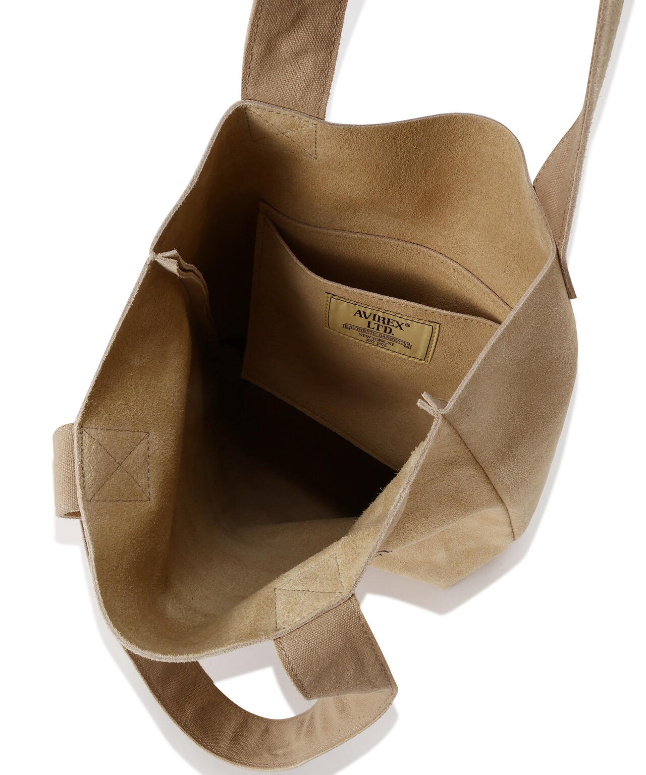 JAPAN MADE SUEDE TOTE BAG ”USN”