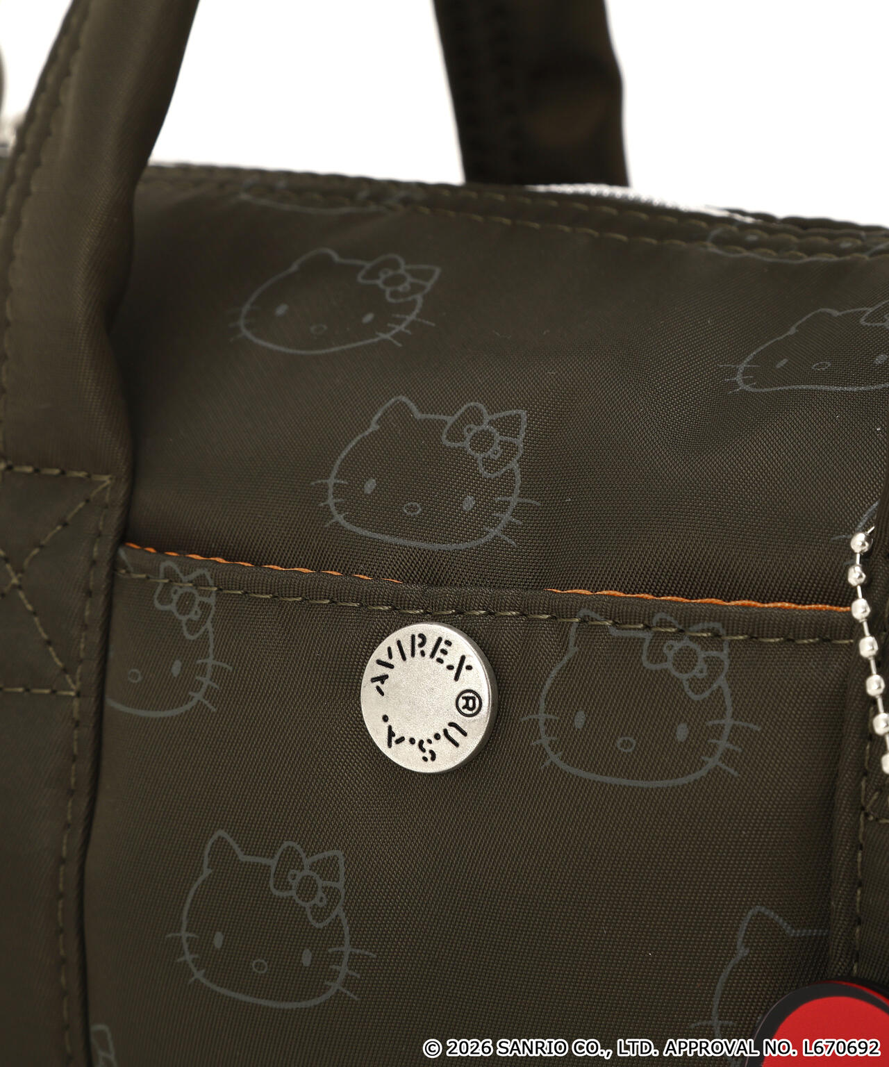 《AVIREX×HELLO KITTY》MINI DUFFLE BAG