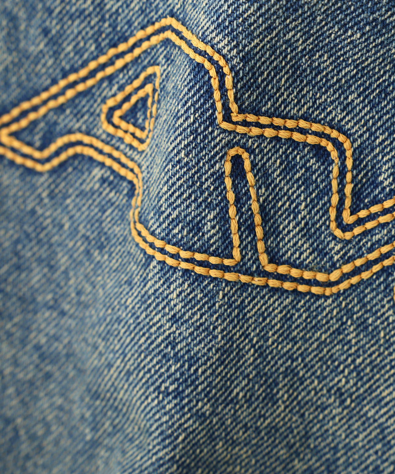GOALERS EMBROIDERY DENIM SHORTS