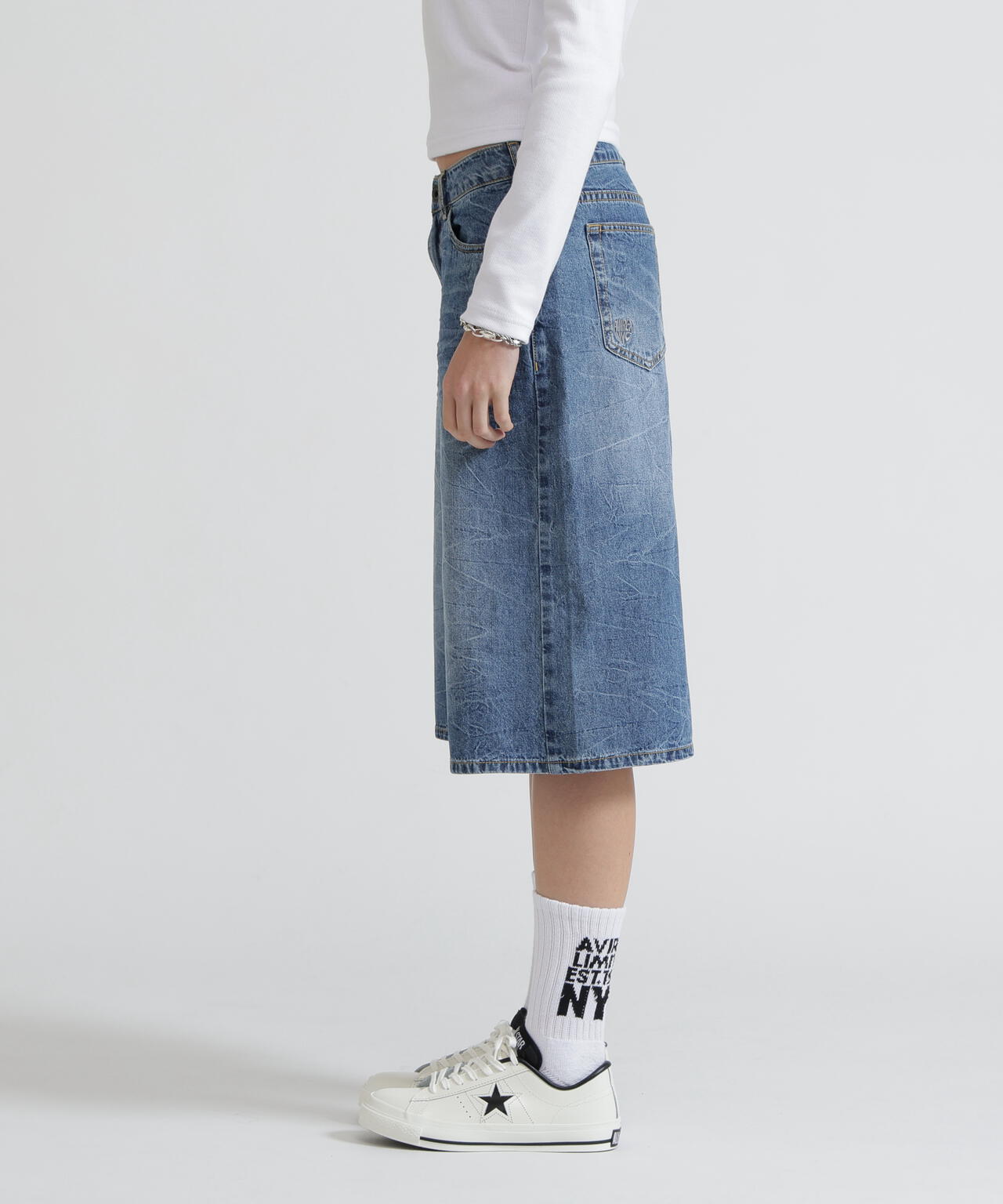 BERMUDA HALF DENIM PANTS