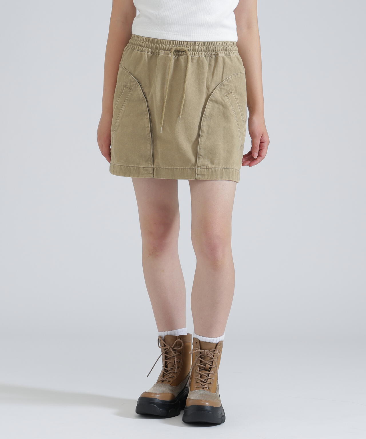 《NAVAL COLLECTION》POCKET DETAILE MINI SKIRT