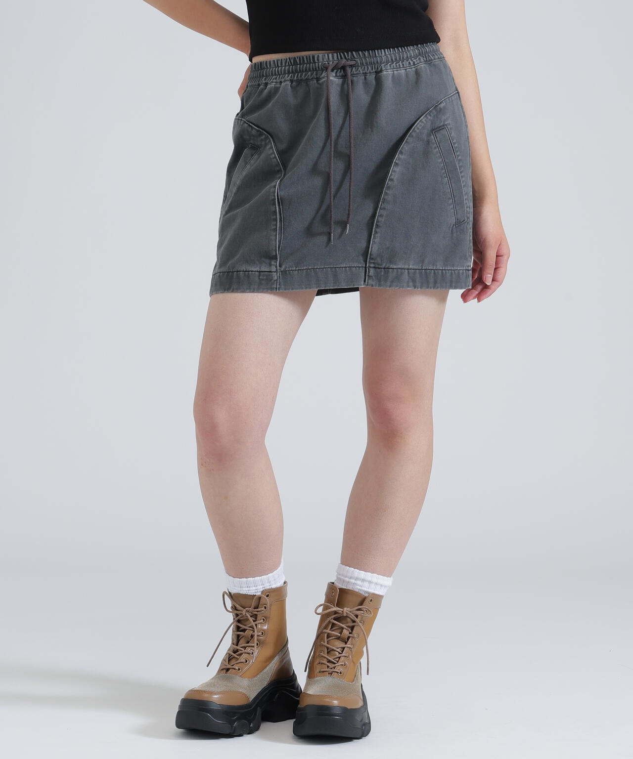 《NAVAL COLLECTION》POCKET DETAILE MINI SKIRT