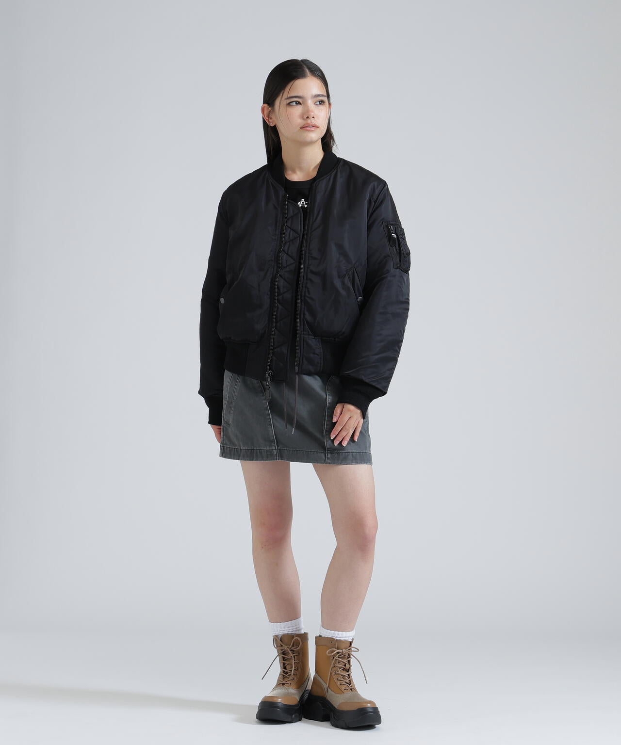 《NAVAL COLLECTION》POCKET DETAILE MINI SKIRT