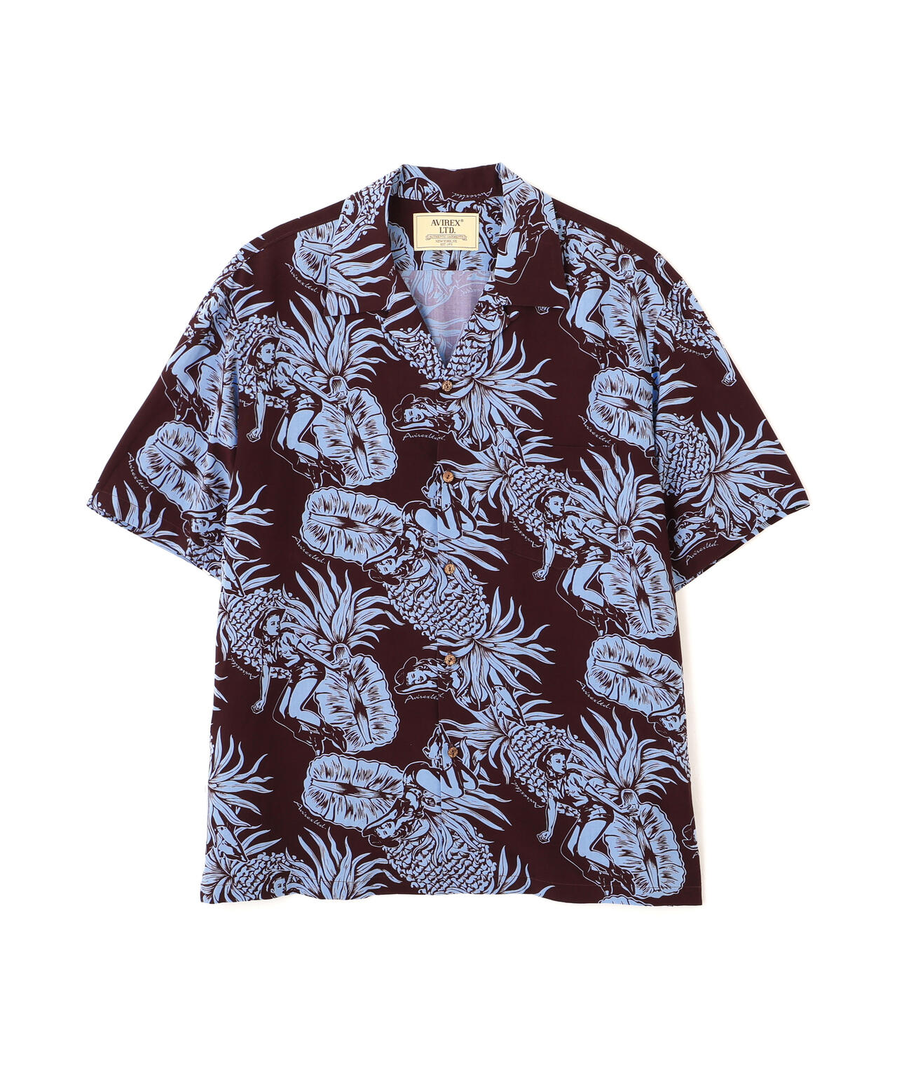ALOHA SHIRT”PIN-UP＆PINEAPPLE”