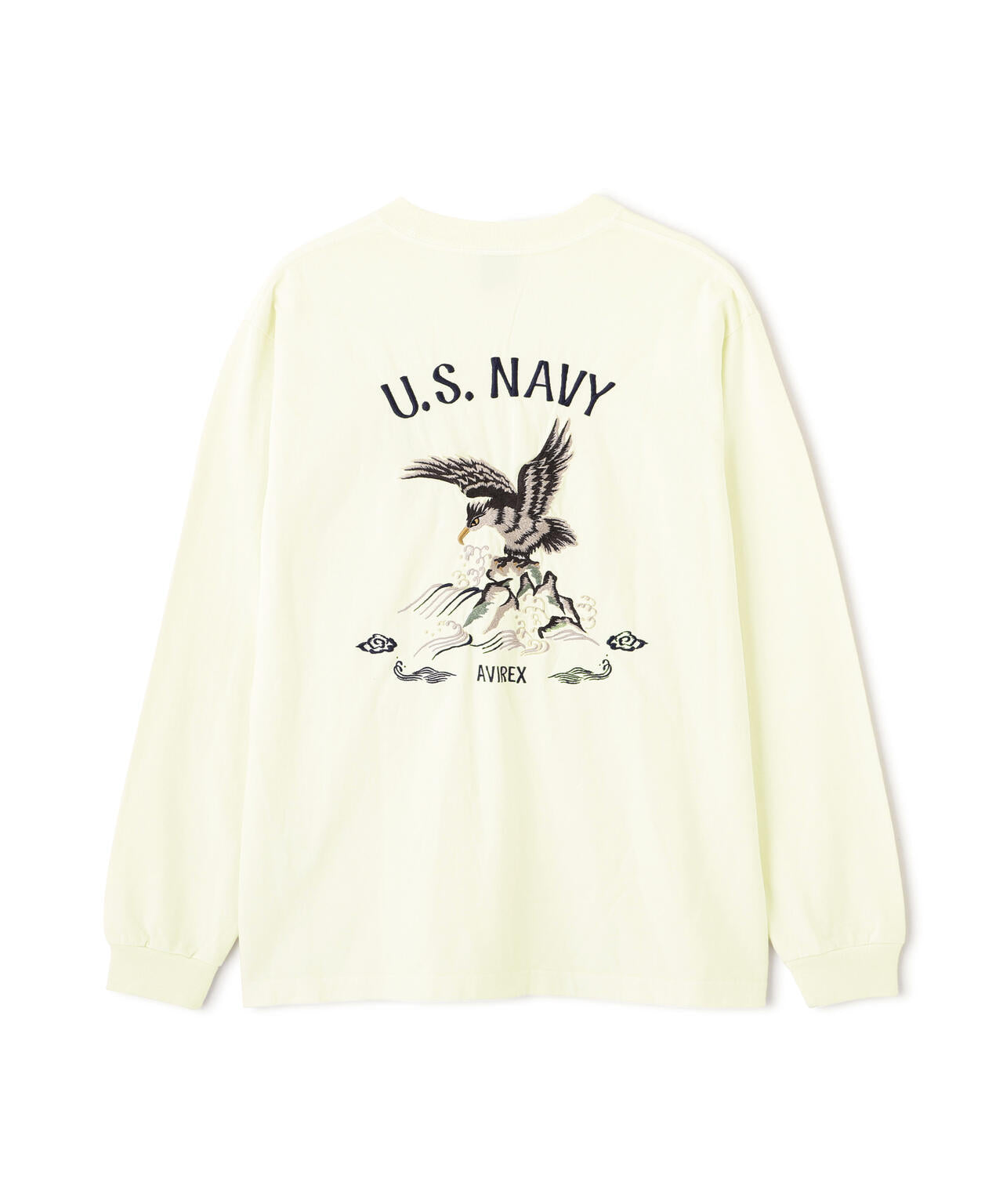 《NAVAL COLLECTION》SOUVENIR EMBROIDERY LONG SLEEVE T-SHIRT