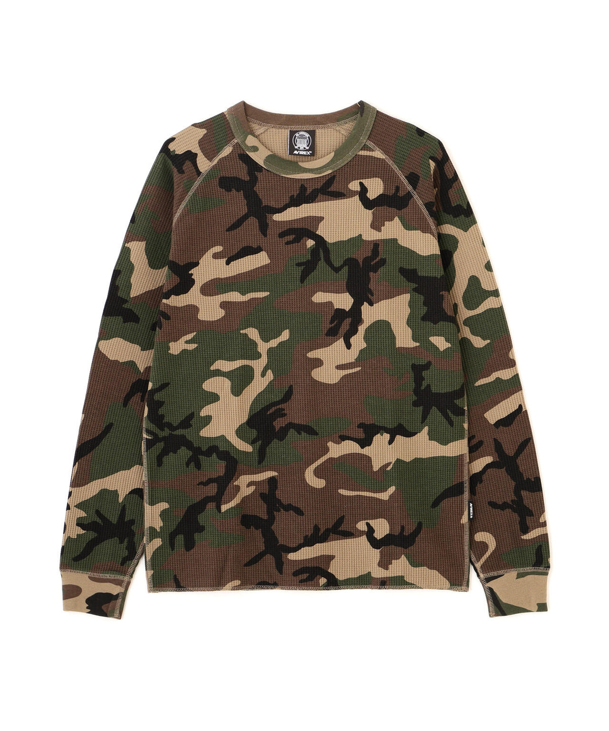 《直営店限定》MINI WAFFLE CAMO L/S T-SHIRT