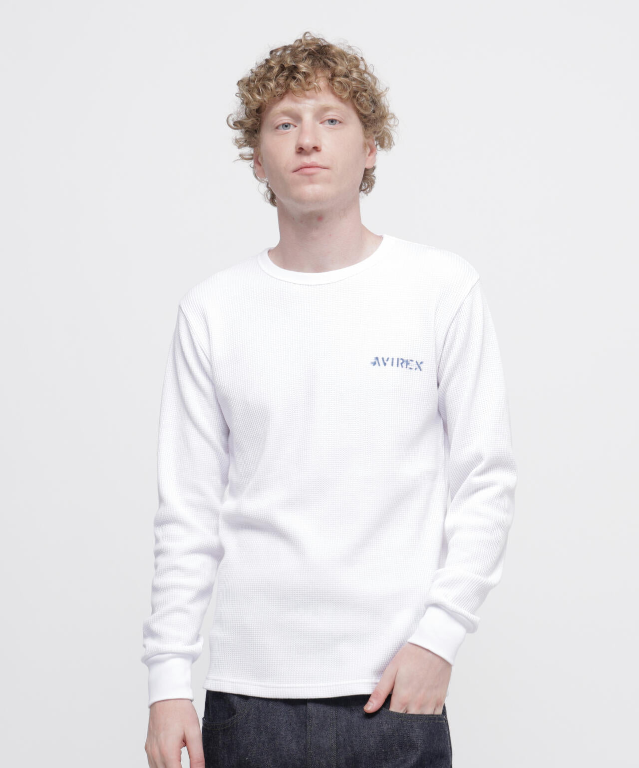 《WEB&DEPOT限定》MINI WAFFLE L/S T-SHIRT