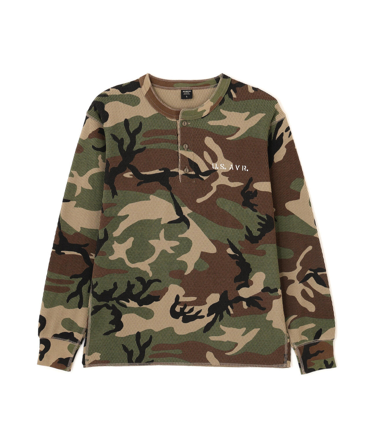 《WEB&DEPOT限定》HONEYCOMB HENRY WAFFLE L/S T-SHIRT