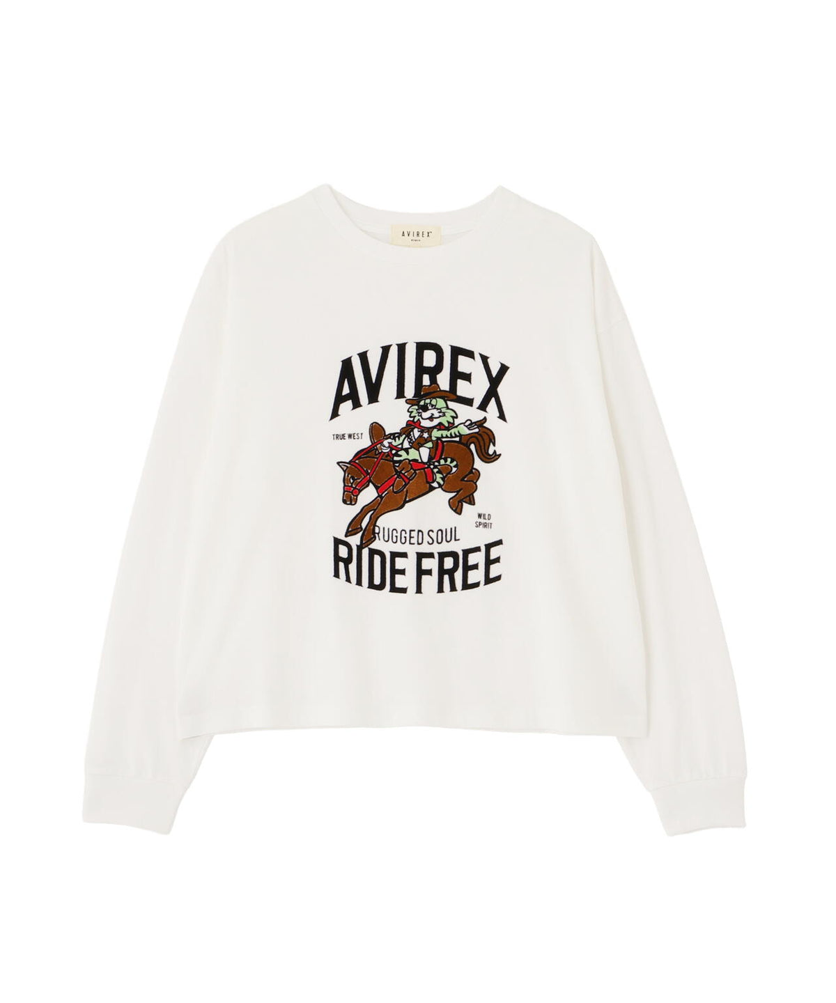《WOMAN》FLOCKY PRINT TOMCAT T-SHIRT