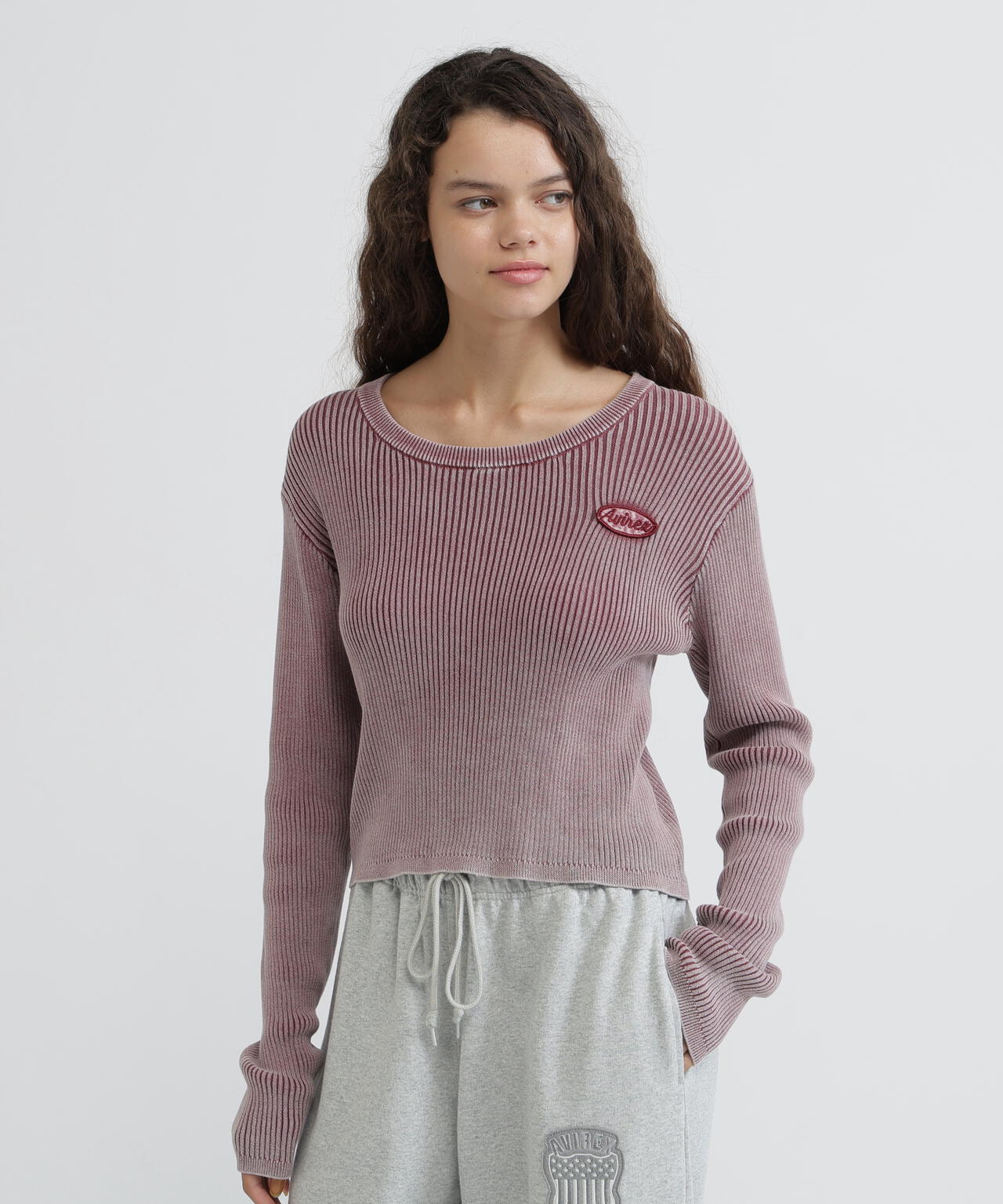L/S VINTAGE WASH WAPPEN KINT PULLOVER