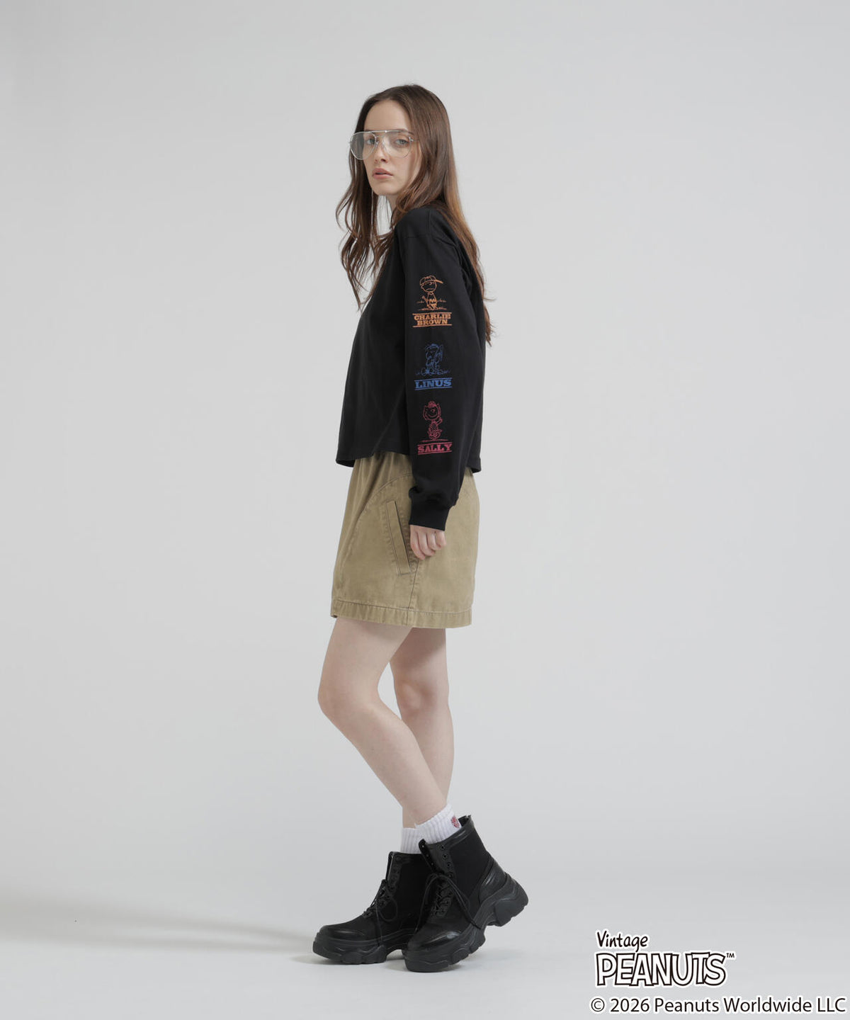 《AVIREX×PEANUTS》COLORFUL L/S T-SHIRT