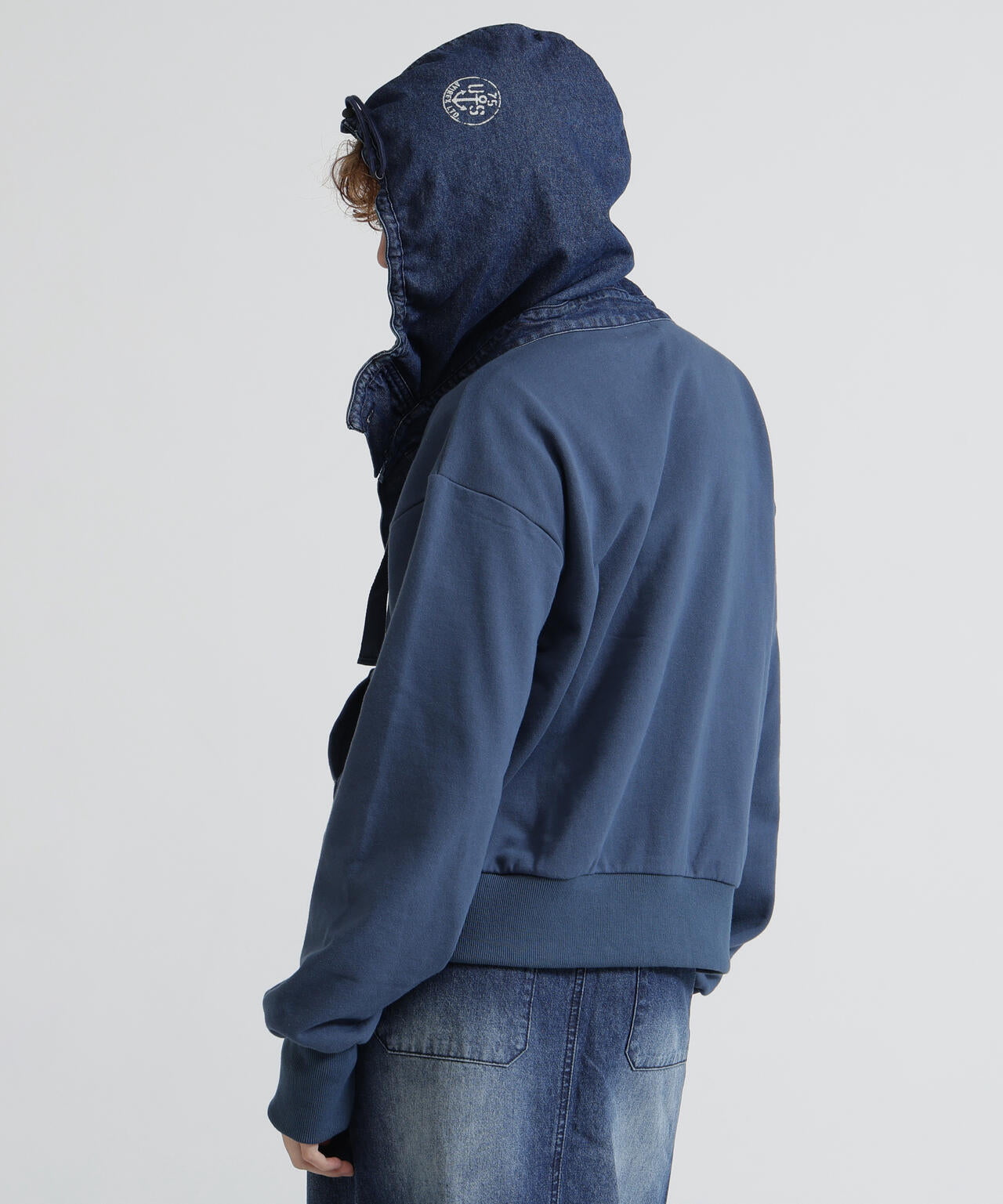 《NAVAL COLLECTION》DENIM COMBI PARKA