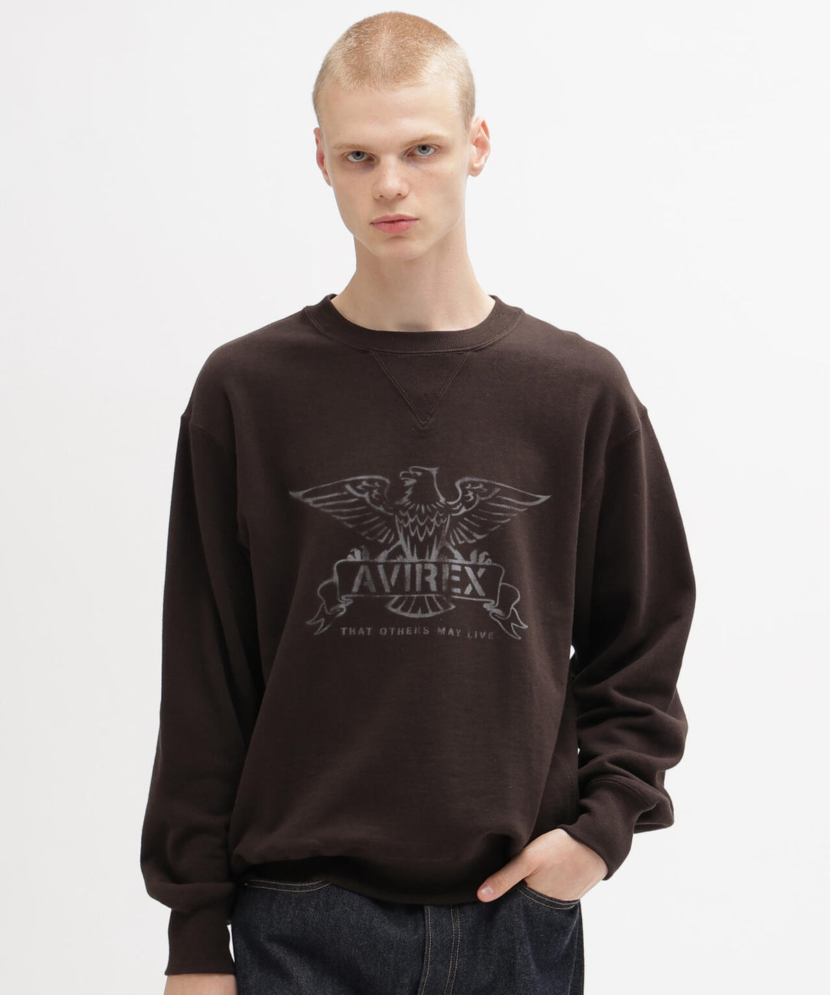 《直営店限定》VINTAGE CREWNECK SWAET ”EAGLE”