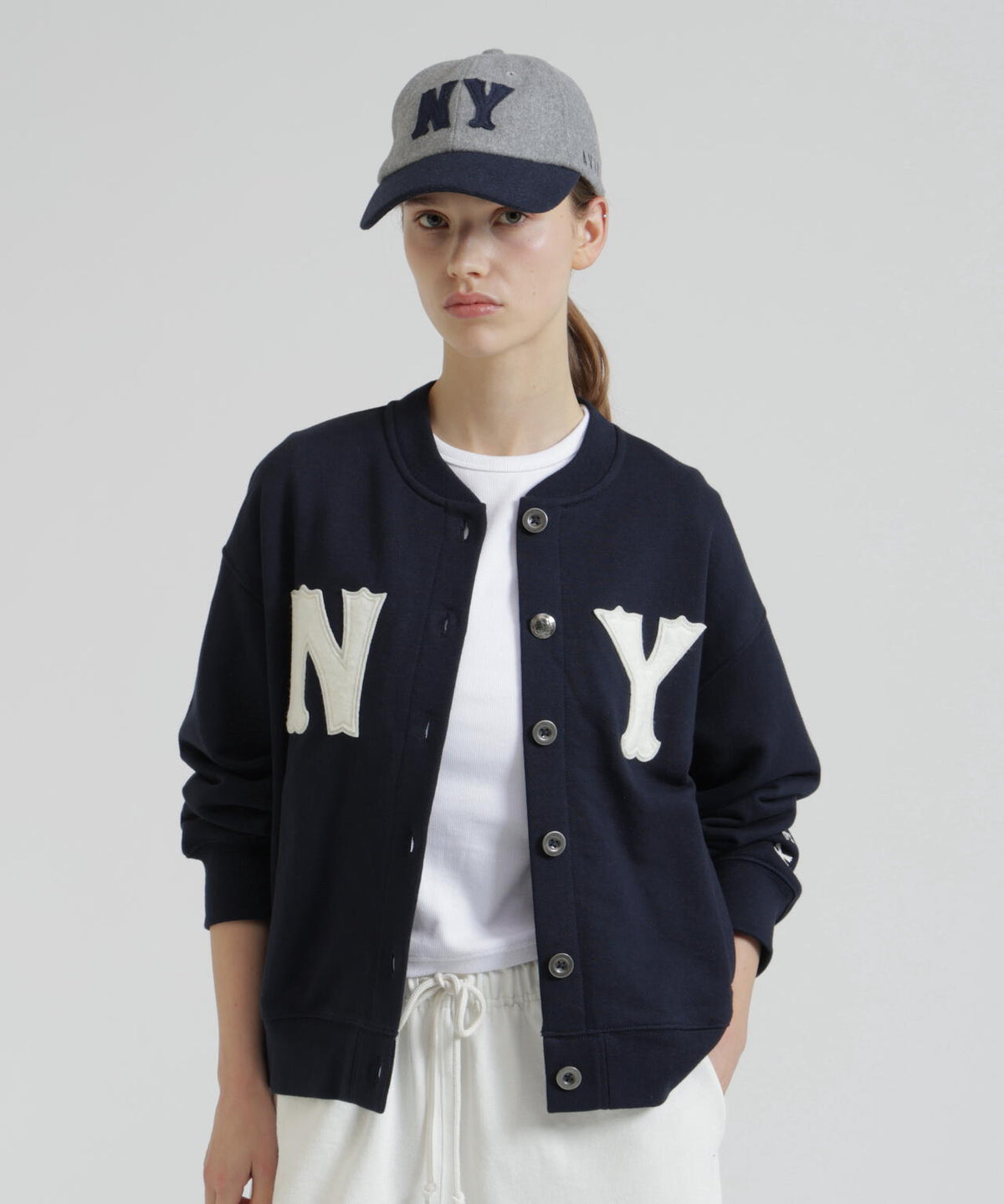 《WOMAN》N.Y VINTAGE SWEAT CARDIGAN