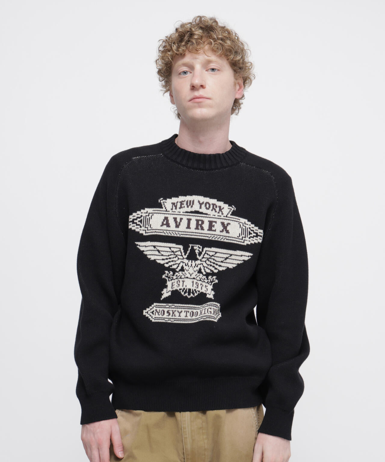 《直営店限定》FREEDOM SLEEVE COTTON KNIT ”EAGLES”