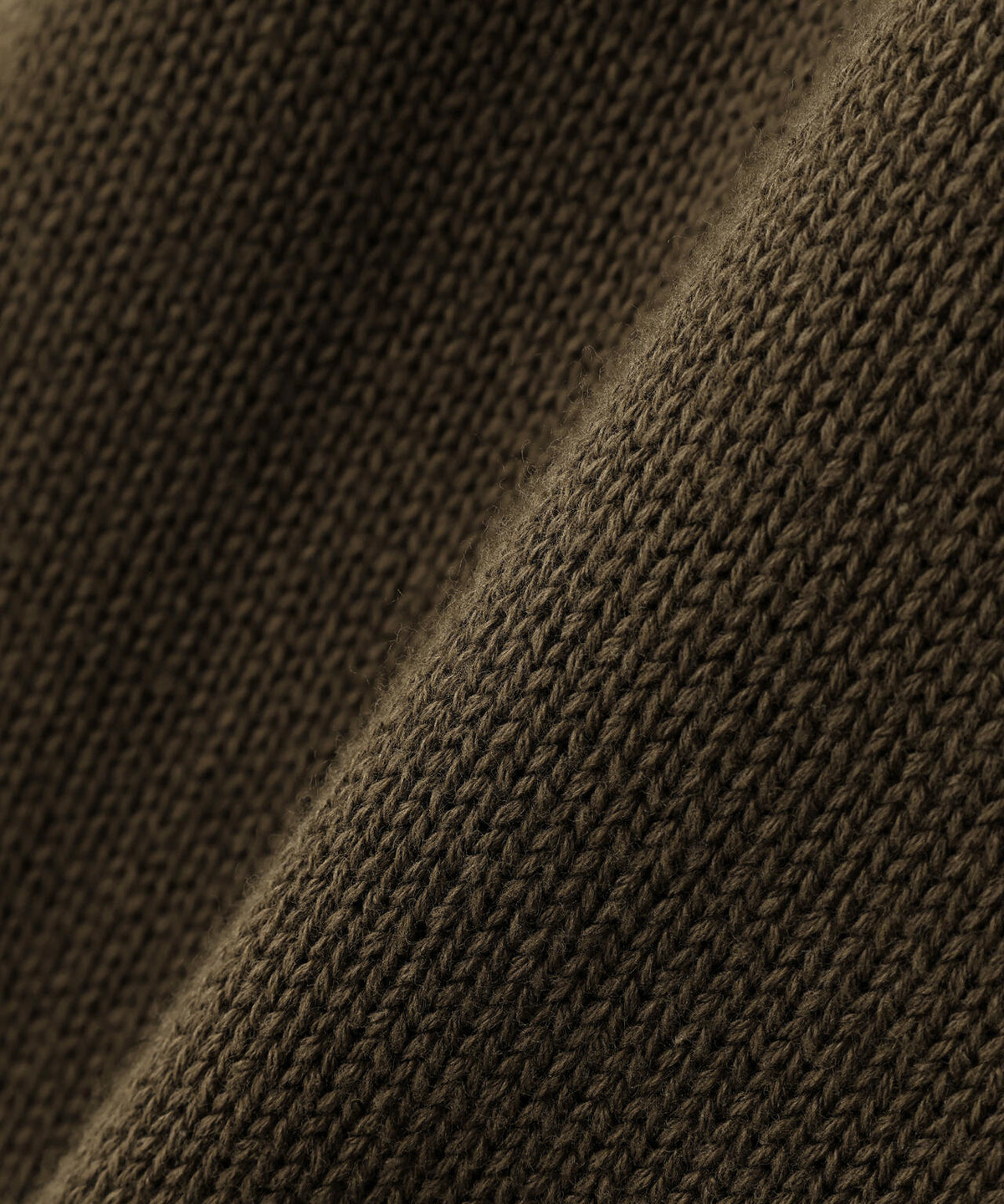 《WEB&DEPOT限定》STAND ZIP COTTON KNIT