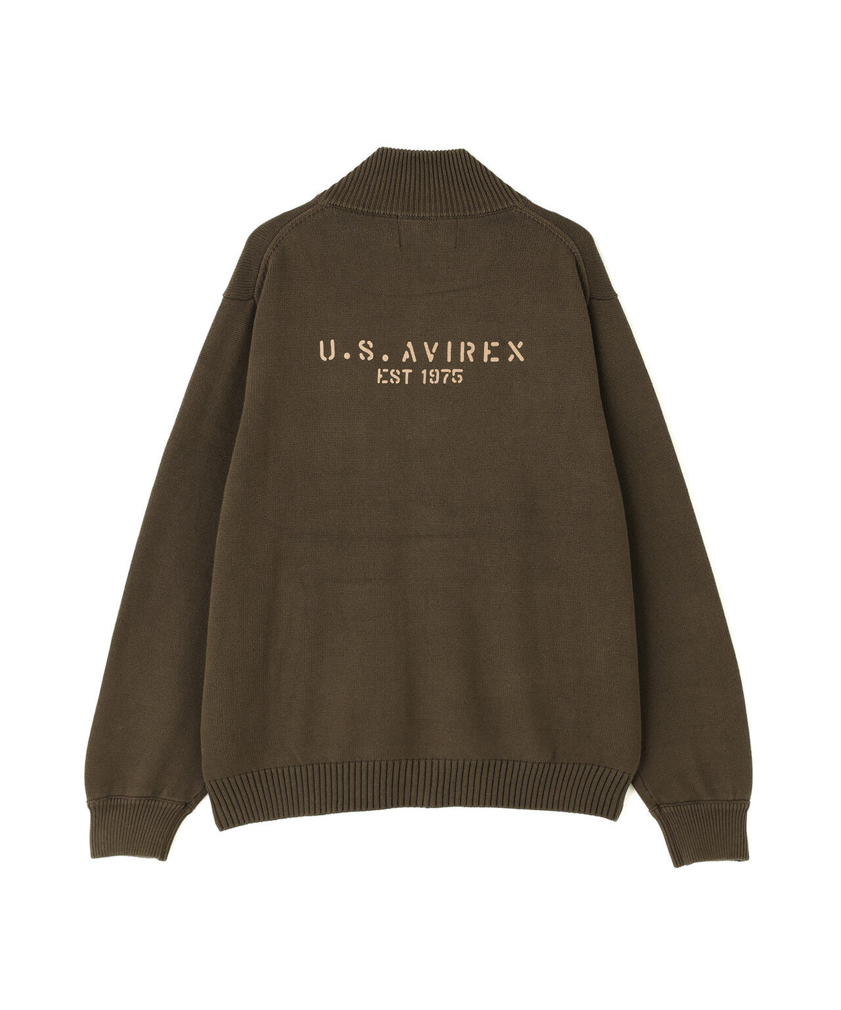 《WEB&DEPOT限定》STAND ZIP COTTON KNIT