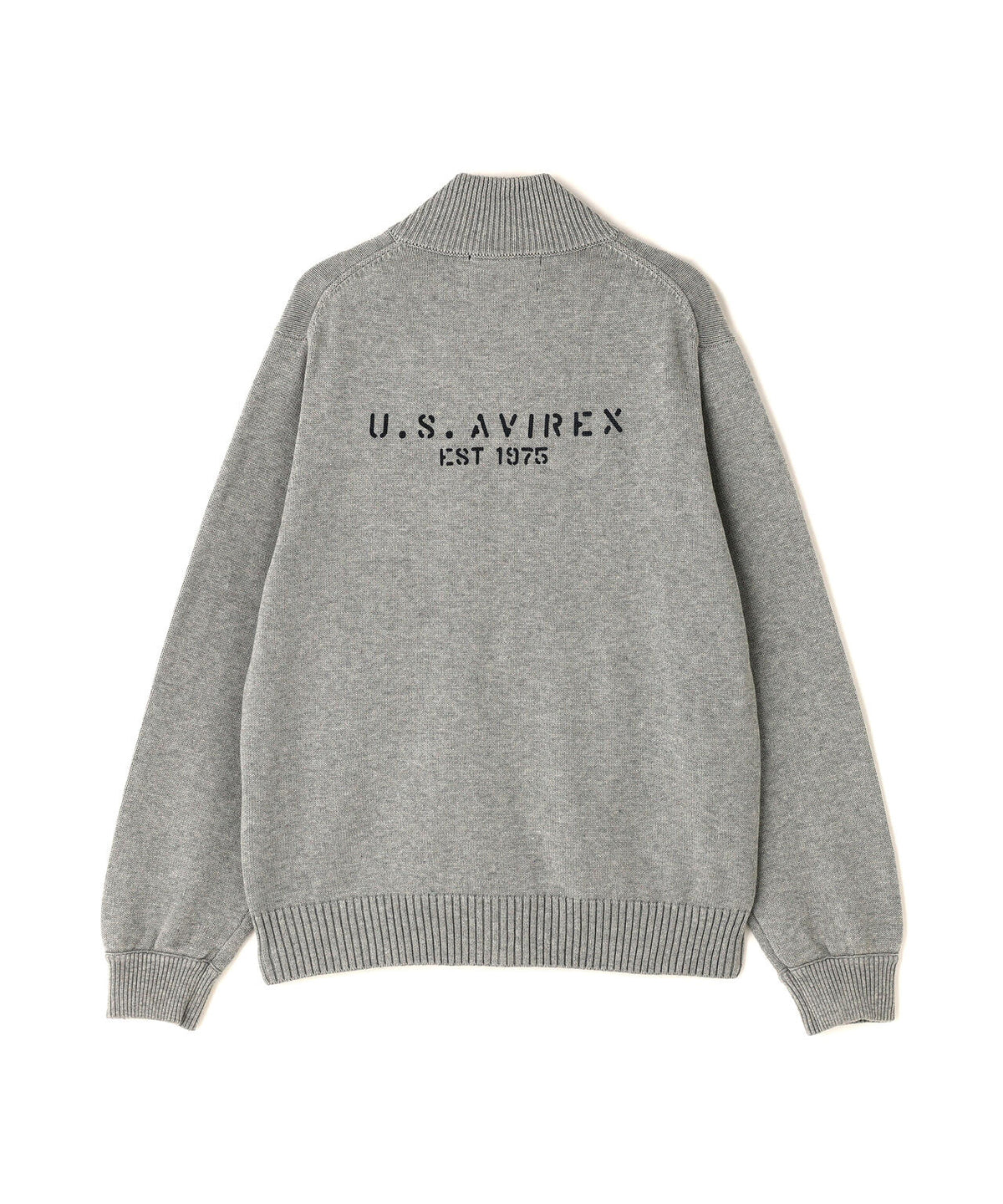 《WEB&DEPOT限定》STAND ZIP COTTON KNIT