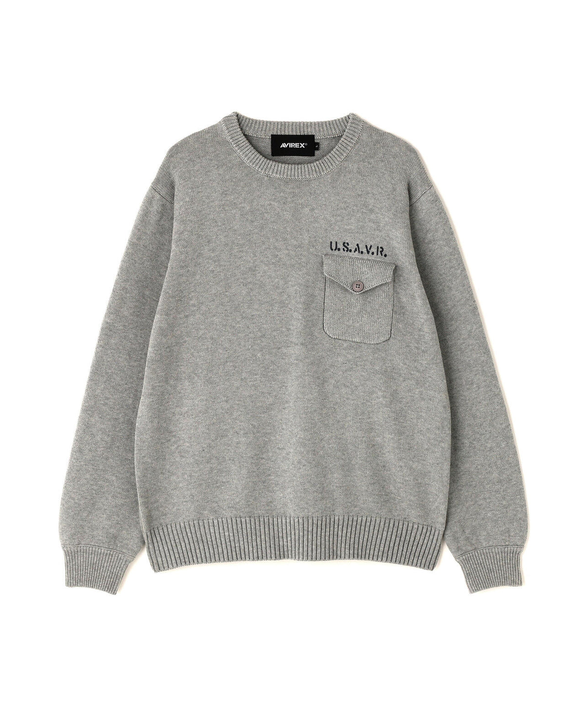 《WEB&DEPOT限定》CREW NECK COTTON KNIT