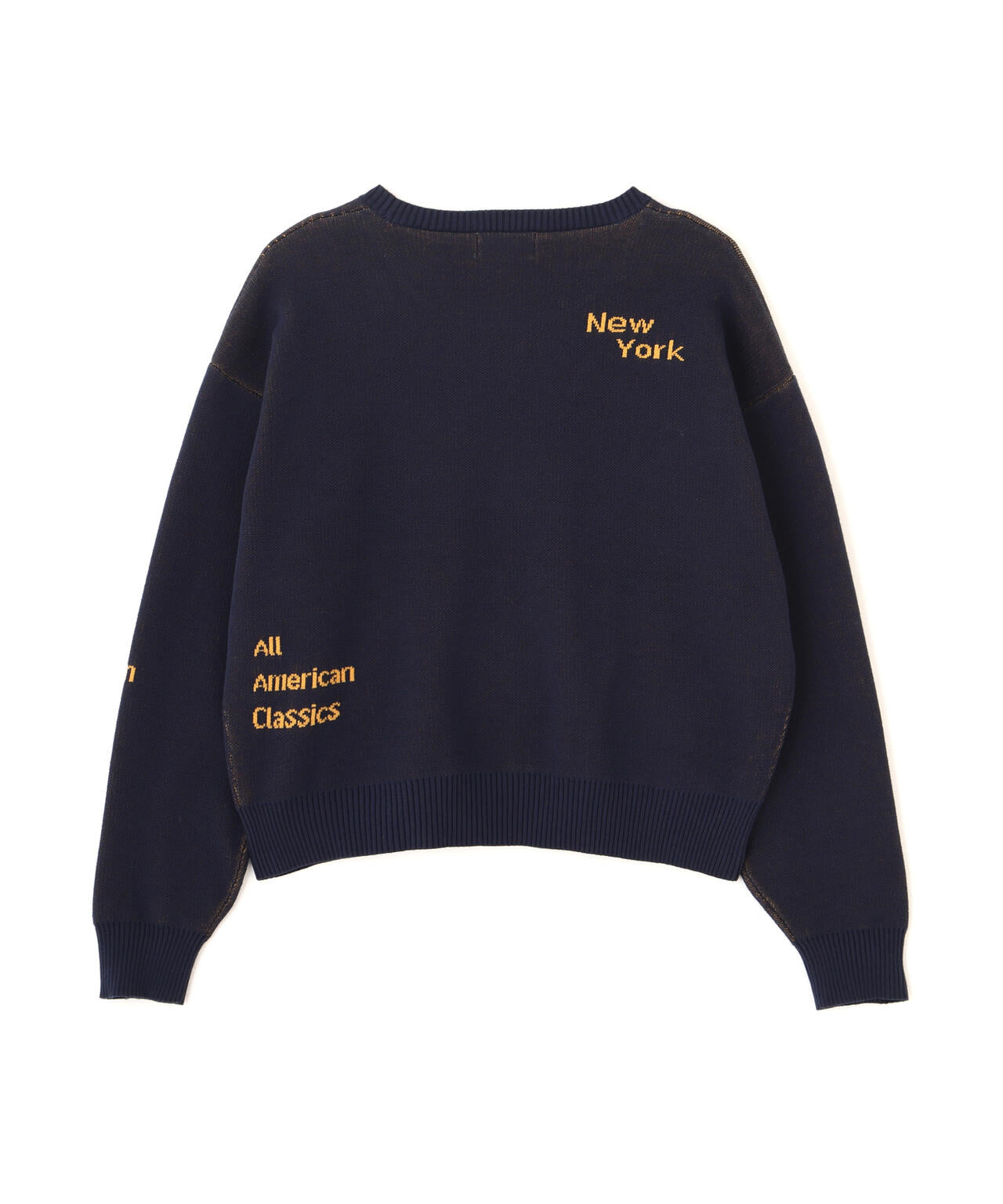 【直営店限定】LOGO JACQUARD AND EMBROIDERY TOPS
