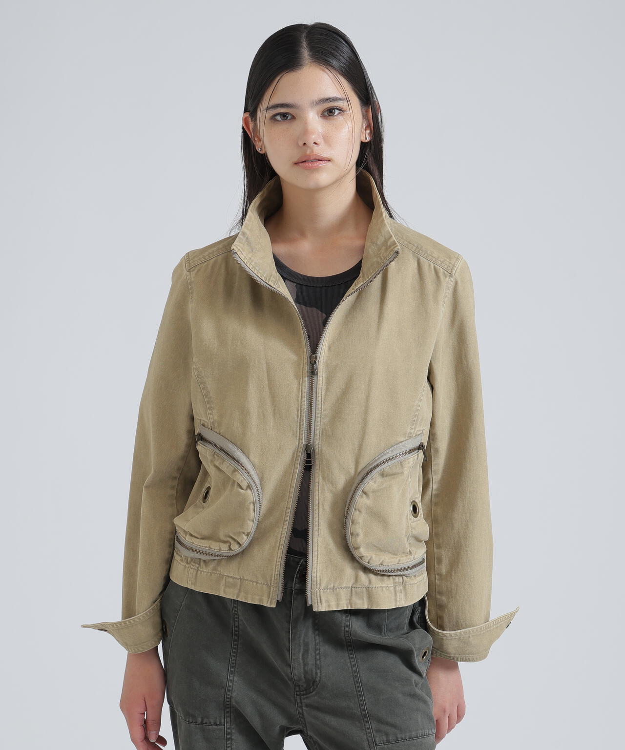 《NAVAL COLLECTION》POCKET ZIP DETAILE JACKET
