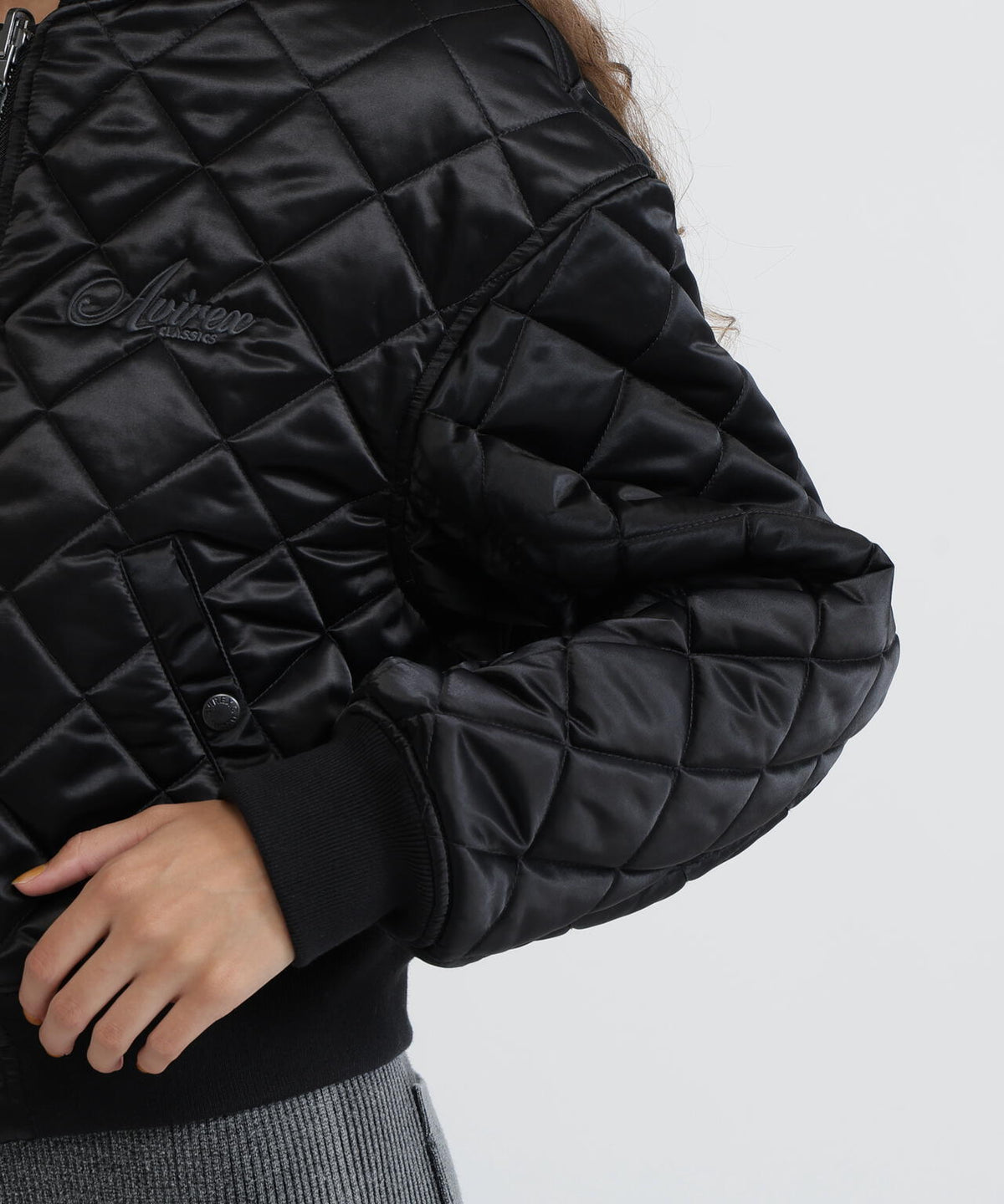 REVERSIBLE QUILTED VARSITY JACKET