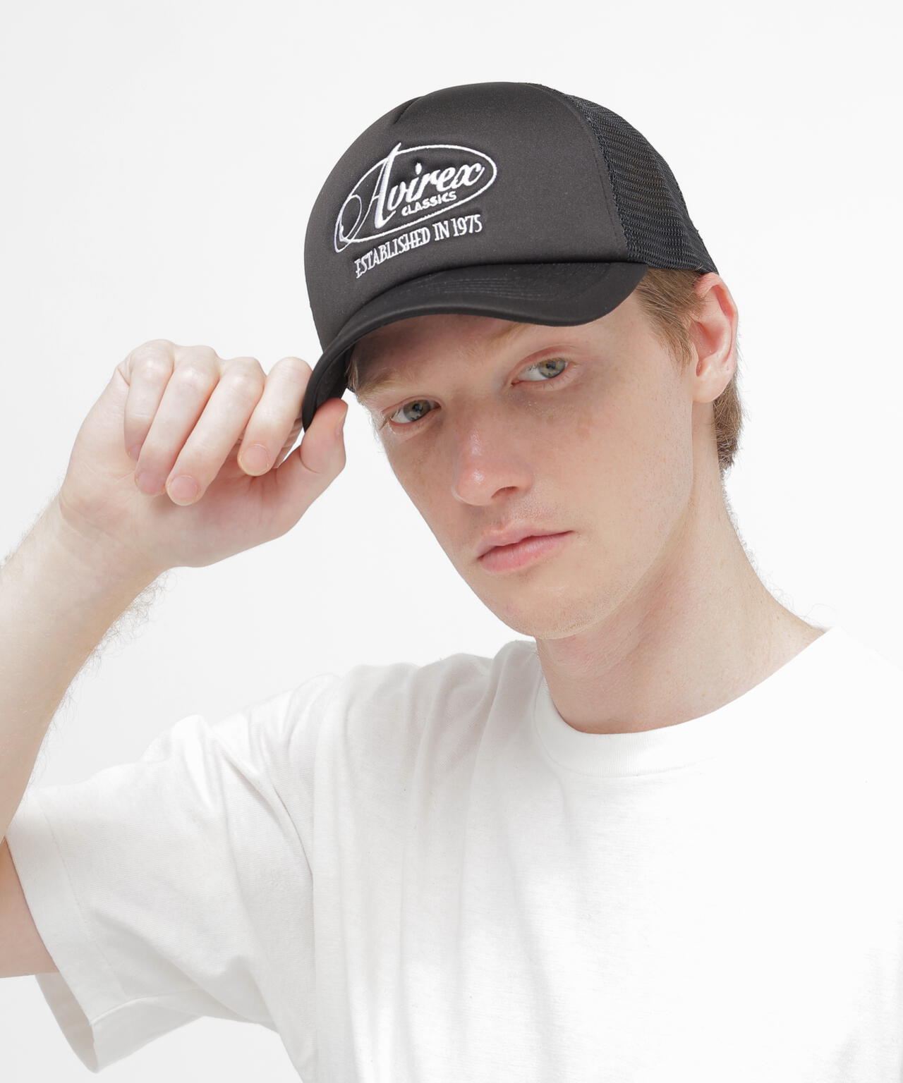 VARSITY OVAL LOGO MESH CAP