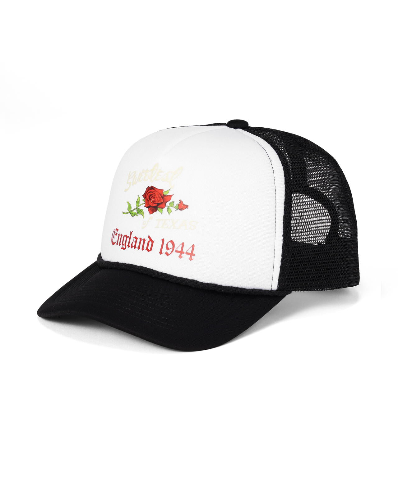 SURPLUS ROSE MOTIF MESH CAP