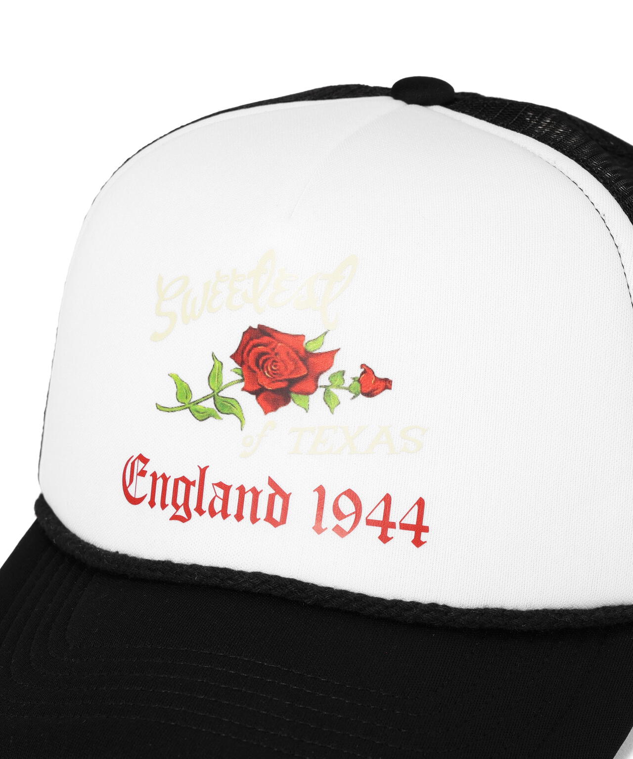 SURPLUS ROSE MOTIF MESH CAP