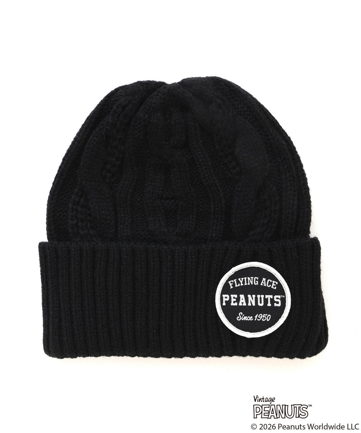《AVIREX × PEANUTS》CABLE KNIT CAP